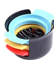 3-In-1 Egg Cutter, Tofu Cutter, Salted Egg Cutter, Multi-Functional Egg Slicer, Egg Divider, Egg Cutter, Egg Separator, Egg Slicer, Egg Cutter Tool - Multicolor - View 12