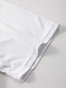 Camiseta de moda para hombre con estampado de doble cara 404, adecuada para uso diario casual en casa o para actividades de fitness al aire libre, un estilo popular, una camiseta imprescindi - Blanco - Ver 6