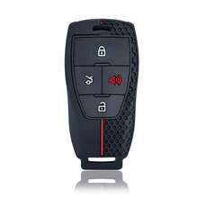 保護鑰匙圈鑰匙套 適用於 Baic X55 X35 X75 Ii 5 北京 Bj40 Bj80 U7 X7 汽車配件 矽膠鑰匙保護套 - black - 查看 7