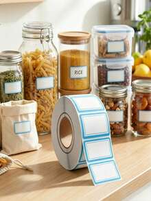 500pcs Removable Refrigerator Labels - No Residue, Reusable And Waterproof | Suitable For Food Storage Containers, Glass Jars, Freezer Bags And Refrigerated Storage - Self-adhesive - View 2