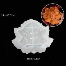 1 buah Cetakan Silikon Baki Daun Maple, Baki Penyimpanan Rumah Berbentuk Daun Maple, Cetakan Resin Semen Plaster, Sempurna untuk Kerajinan Tangan, Dapat Digunakan Kembali - Cetakan Baki Daun Maple - View 10