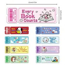 10/20/40Pcs Cute Cartoon Bookmarks Creative High Appearance Level Page Markers Unique Reading Tags Lovely Book Marking Accessories For Reading Journal Supplies,Random Pattern - Multicolor - View 6