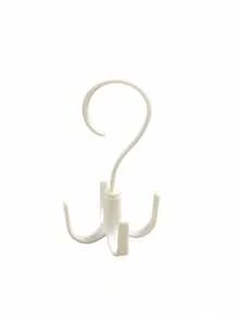 4 Cup Rotating Hook - No Drill Wall Mounted Storage Rack, Suitable For Belts, Scarves, Etc. - Stylish Plastic Closet Organizer - Multicolor - View 10