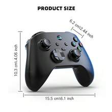Controlador de juego inalámbrico Bluetooth VILCORN G6, compatible con smartphones iOS/Android, PC/SWITCH, joystick con efecto Hall, 400mAh - Ver 12