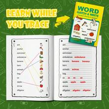 Word Matching Workbook Series, Connect Words And Pictures Through Matching Games, Build Vocabulary And Practice Spelling, Simple And Easy-To-Understand Exercises, Fun Learning Activities, Improve Focus And Word Recognition Ability. Back To School - Word 工作簿 - 查看 10