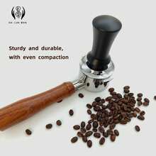 1Pc Espresso Tamper, 304 Stainless Steel Base, With Spring-Loaded Mechanism, Adjustable Pressure, Available In 51.5/53.5/58mm Sizes - Multicolor - View 4