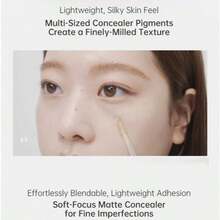 Clio Corrector de Cara de Cobertura Completa - Corrector Líquido de Alta Cobertura para Cicatrices de Acné & Manchas Oscuras - Una Fórmula Mate de Larga Duración que Camufla Pecas, Hiperpigmentación & Ojeras - 04 Color natural - Ver 8