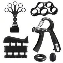 4pcs Silicone Hand Grip Strengthener Set - Adjustable Hand Exerciser, Finger Stretcher & Grip Trainer For Muscle Building, Ideal Gift For Valentine's Day, Thanksgiving, Christmas, Father's Day - Multicolor - View 15