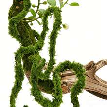 Tifaealis 5m Artificial Vine Garland – Realistic Faux Greenery For Vertical Wall Decor, DIY Home Decoration, Party & Event Styling - 綠色 - 查看 13