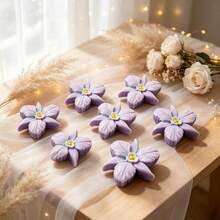 1pc DIY Clay Mold Orchid Flower Ornament Mold For Resin, Plaster, Candle, Aromatherapy Supplies, Home Wedding Decor, Tabletop Silicone Mold - Orchid Mold - View 3