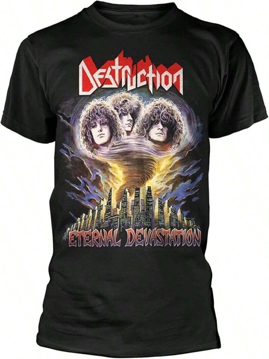 ELFI.D Volu Destruction - Eternal Destruction T-Shirt - 黑色 - 查看 1