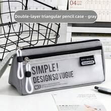 1pc Large Capacity Pencil Case, Multi-Layer Pen Pouch, Desktop Organizer Pen Bag, Suitable For Middle School, Office, University, Adults, Male And Female Students, Back To School Season, Learning Supplies - One Size Fits All - View 9