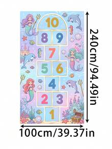 A Dreamy Macaron Style Floor Game Mat Suitable For Vacations, Family Gatherings, Spring And Summer Picnics, Beach Themed Parties, Adult Group Games, And Interactive Puzzle Games For Boys And Girls - Multicolor - View 13