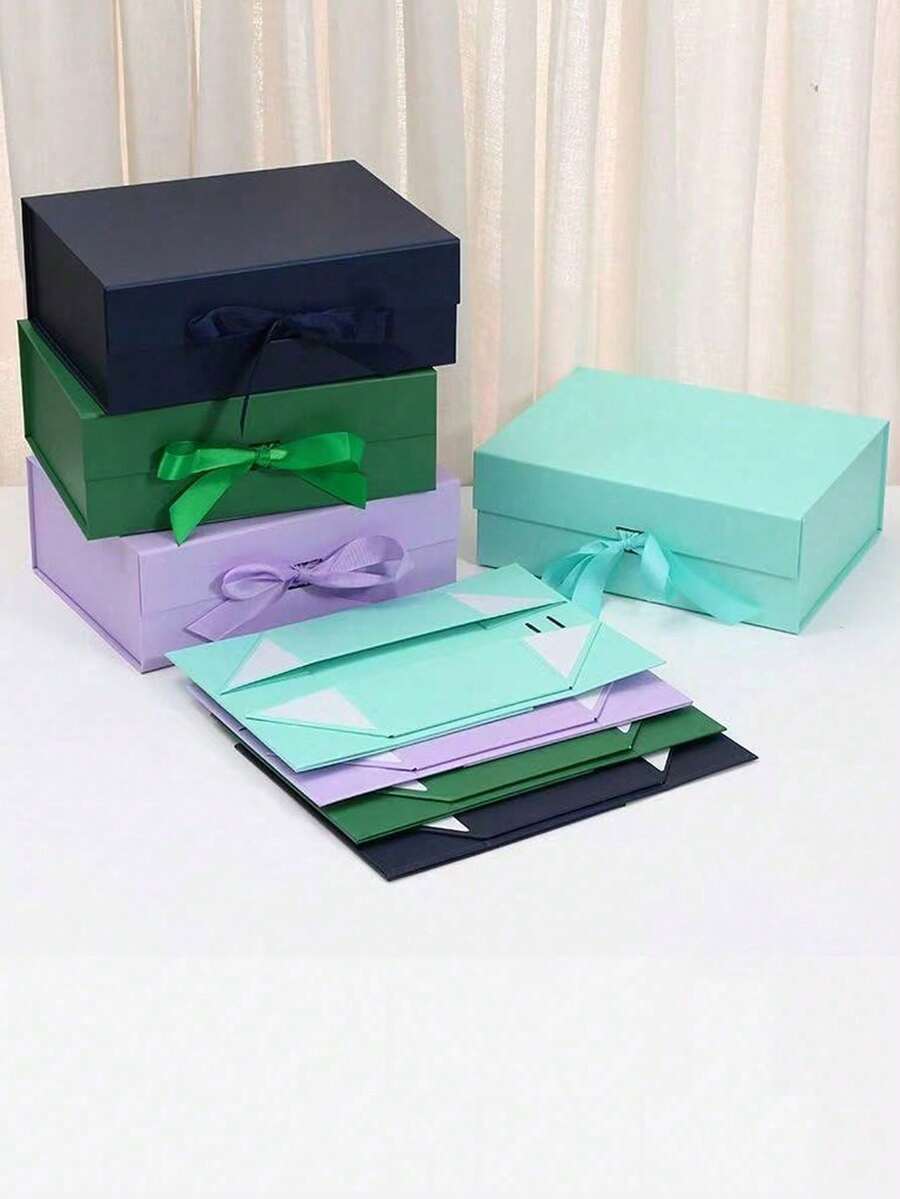 Foldable Gift Packaging Box, Multi-Functional Storage Box, Ultra-Light Design, Reusable Empty Box, Suitable For Christmas And Valentine's Day. - A - View 1