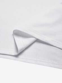 Feliz Navidad, Camiseta Deportiva Casual de Verano para Hombre, Talla, Estampada por Ambos Lados, Última Moda, Estampado Holgado, Top Básico Versátil, Cuello Redondo, Transpirable y C - Blanco - Ver 6