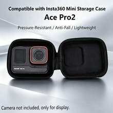 適用於 Insta360 Ace Pro2 行動攝影機收納袋 IPX4 防水硬殼 鏡頭凸起設計 防壓防摔保護殼 - 查看 2