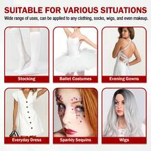 Goiple Body Adhesive & Wig Installation Kit – Roll-On Body Glue, Sweat-Resistant & Waterproof Hold, Invisible Double-Sided Tape For Wigs, Clothes & Body – Easy Water Wash-Off,Lace Wig ,Body Jewelry & Fashion Fixes,Women's Daily Styling & Secure Hold Needs - 37pcs-B - 查看 9