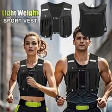 Lightweight Sports Backpack With Adjustable Shoulder Straps And Buckle Closure - Color Block Design, Suitable For Outdoor Running, Cycling, Trail Running, Includes Phone Pocket Vest, Hands-Free Portable Bag, Suitable For Various Lifestyles - Multicolor - View 10