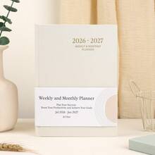 2026-2027 Planner - Weekly And Monthly Planner, July 2026 - June 2027, Linen Hardcover, 2026-2027 Calendar Planner Book With Tabs, Aesthetic, Perfect For Office Home School Supplies - Jul. 2026 - Jun. 2027 - View 2