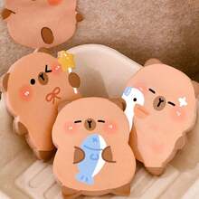 240pcs 4 Packs Cute Cartoon Capybara Sticky Notes, Writeable Memo Pads, Kawaii Stationery For Student Office Home Organization Reminder Notes School Essentials School Supplies - 240Pcs/4Pack - View 10