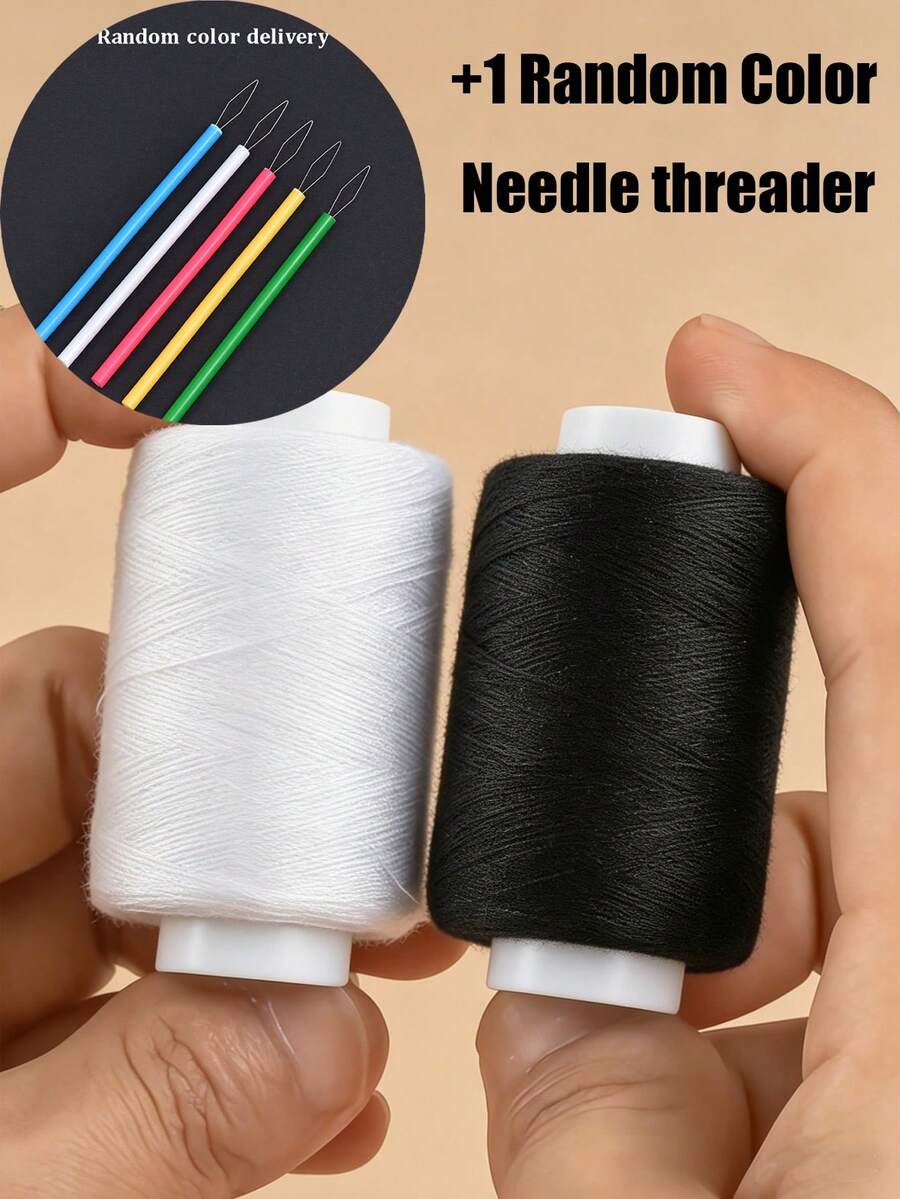 Benang Jahit - Benang Poliester Ultra Kuat, Cocok Untuk Mesin Jahit, Penggunaan Industri dan Rumah Tangga - Cocok Untuk Mesin Obras, Quilting, Benang Mesin Jahit, Benang Jahit/Benang Jahit Kotak, Benang Jahit Premium - Berbagai gaya - View 1