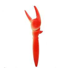 Creative Crab Claw Design Fun Crab Clip Neutral Pen, Press-Type Clip-On Crab Pen - A - View 2