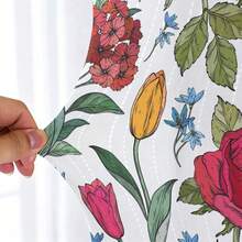 Water Dispenser Bottle Cover For 5 Gallon Water Jug, Rose Print Durable Fabric Water Dispenser Sleeve, Elastic Fabric Water Bucket Decorative Protective Cover, Reusable Home Decor Furniture Standard Protective Cover - Multicolor - View 7