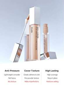 Clio Corrector de Cara de Cobertura Completa - Corrector Líquido de Alta Cobertura para Cicatrices de Acné & Manchas Oscuras - Una Fórmula Mate de Larga Duración que Camufla Pecas, Hiperpigmentación & Ojeras - 04 Color natural - Ver 11