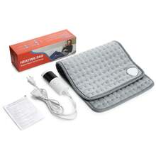 Hailicare Electric Heating Pad, Relieves Back And Menstrual Pain, 9 Heating Levels, 4 Timer Settings, 11.8x23.6 Inches, Soft Heating Pad, Suitable For Abdomen, Shoulders, Knees And Legs, Machine Washable, Auto Shut-Off - US A Type Plug(110-127V) - View 13