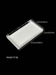 1 pieza Caja de almacenamiento transparente y visible para arte de uñas, para exhibición de arte de uñas portátil - Multicolor - Ver 9