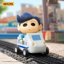 52Toys 蠟筆小新火車小隊系列盲盒：創意桌面裝飾禮物，適合14歲以上成人 - 彩色 - 查看 7