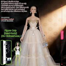 32cm Ball Jointed Doll 12 Joint Posable BJD Supermodel DIY Custom Doll For Hobby Collection - DollOnlyNoAttire - View 27