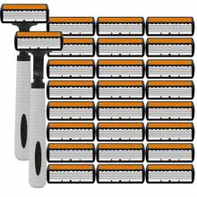 6-Layer Manual Razor Blade Beauty Tool With Trimmer, Replaceable Blades And Razor Holder, Personal Care And Gifts, 10 Occasions Perfect For Men's&Women's Grooming, Essential Tool For Daily Shaving - Multicolor - View 14