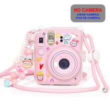 Instant Mini 12 Clear Case For Fujifilm Instax Mini 12 Instant Film Camera, UV Color Printing Camera Protective Case With Adjustable Strap And Cute Bracelet (No Camera) - View 17