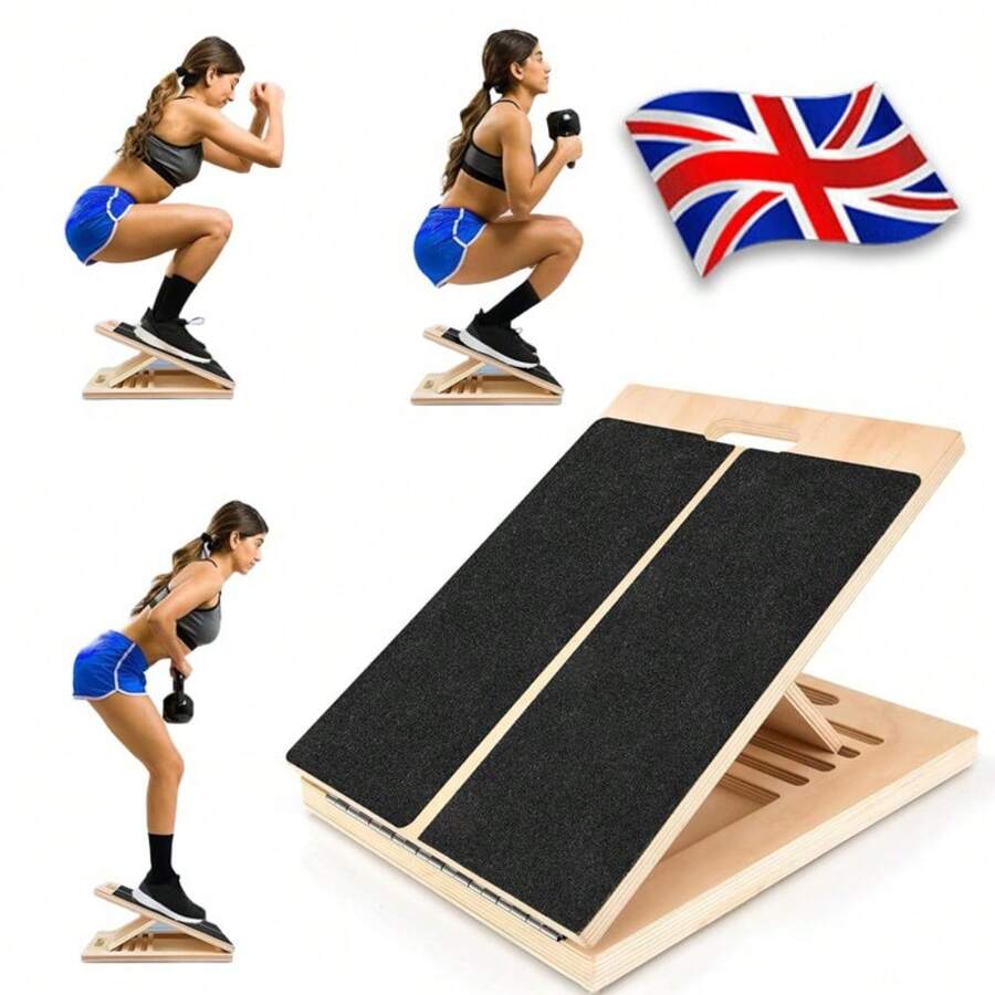 Wooden Slant Board Calf Stretcher Folded For Yoga Workout Calf Incline Board - UK-g069201 - View 1