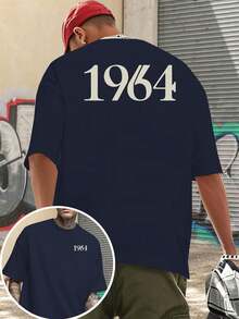 Retro 1964: Imprescindible para los amantes de la nostalgia. Camiseta de manga corta para hombre, con estampado vintage de 1964 en ambas caras. - Negro - Ver 10