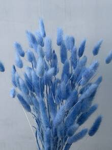 30/60/120/180/240 Pcs 16.5 Inch Artificial Rabbit Tail Grass, Artificial Rabbit Tail Grass Stems For Home Decor, Suitable For Bohemian Style Floral Arrangements, DIY Crafts, Home Kitchen Decor, Wedding Decor, Christmas Decor, Christmas Thanksgiving Decor, DIY Wreath Decor - Light Blue Rabbit Tail Grass - View 7