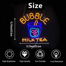 1個 LED 霓虹燈爆米花與蘇打杯 - 電影之夜主題氛圍燈，USB供電牆面裝飾燈，適用於家庭劇院、遊戲室與酒吧，復古電影靈感招牌，適合電影愛好者與派對裝飾 - 多色光 - 查看 15