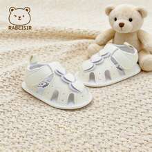 Spring/Summer Baby Sandals, Infant Walking Shoes 0-1 Year Old, Soft Sole Comfortable - White - View 7