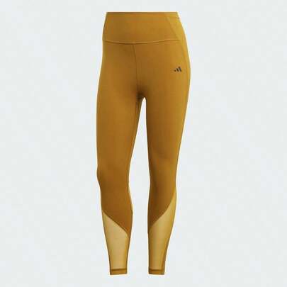 Adidas Women's Fitness Training Sports Tight Leggings, 9/10 Length Running Pants, Yoga Pants HR5426