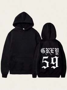 Autumn_Winter New S G59 Hoodie Suicideboy Muisc Hoodie Casual Fashion Hoodie - 黑色 - 查看 1