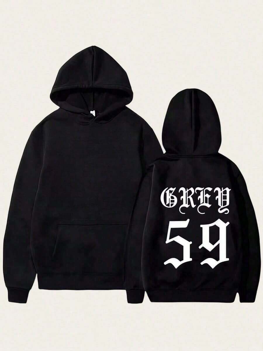 Autumn_Winter New S G59 Hoodie Suicideboy Muisc Hoodie Casual Fashion Hoodie - 黑色 - 查看 1