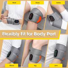 Almohadilla de calefacción de muñeca inalámbrica, Soporte recargable de muñeca caliente para el túnel carpal, Envoltura de masajero de muñeca caliente para la artritis, Gris - 1 - Ver 1