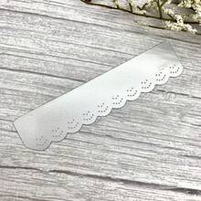 1 Piece DIY Connectable Garden Background Scrapbook Metal Cutting Die For Paper Cards, Embossing And Cutting Design, Craft Card Making Die - Silver-white - View 5