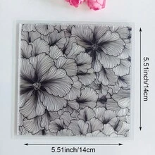 Clear Silicone Stamps Vintage Floral Background Scenery & Country Manor Bird Flower Patterns For DIY Junk Journal Scrapbook & Photo Album Crafts - Nature - View 21