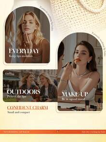 Honey Milk Anti-Dryness Anti-Cracking Lip Balm 4.5g, Dual-Effect Deep Nourishing, Reduces Lip Lines, Enhances Gloss, Suitable For Day And Night, Personal Skincare Sleeping Lip Mask - Honey - View 10