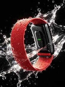 4.0 HydroKnit WatchBand, Fast-Drying And Sweat-Wicking, Retains 30% Less Moisture, Whoop4.0 Compatible - Red - View 4