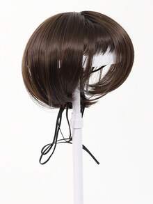 Cute Synthetic Fiber Pet Wig, Black Straight Bangs Hairstyle, Fun Fashionable Headpiece For Cats And Small Dogs, Pet Hair Accessory, Halloween - Multicolor - View 8