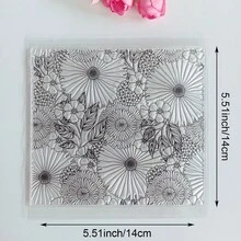 Clear Silicone Stamps Vintage Floral Background Scenery & Country Manor Bird Flower Patterns For DIY Junk Journal Scrapbook & Photo Album Crafts - Nature - View 27