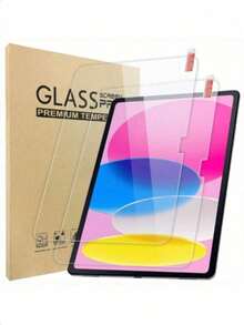 2入裝螢幕保護貼，適用於 iPad 10/11 代 10.9 吋/Air 11 吋 (2025/2024 型號) [7代/6代/5代/4代，M3/M2 晶片]，亦適用於 iPad 9/8/7 代 (2021/2020/2019 型號)，防刮、高畫質，可搭配保護殼使用，支援 Apple Pencil - 無色 - 查看 21